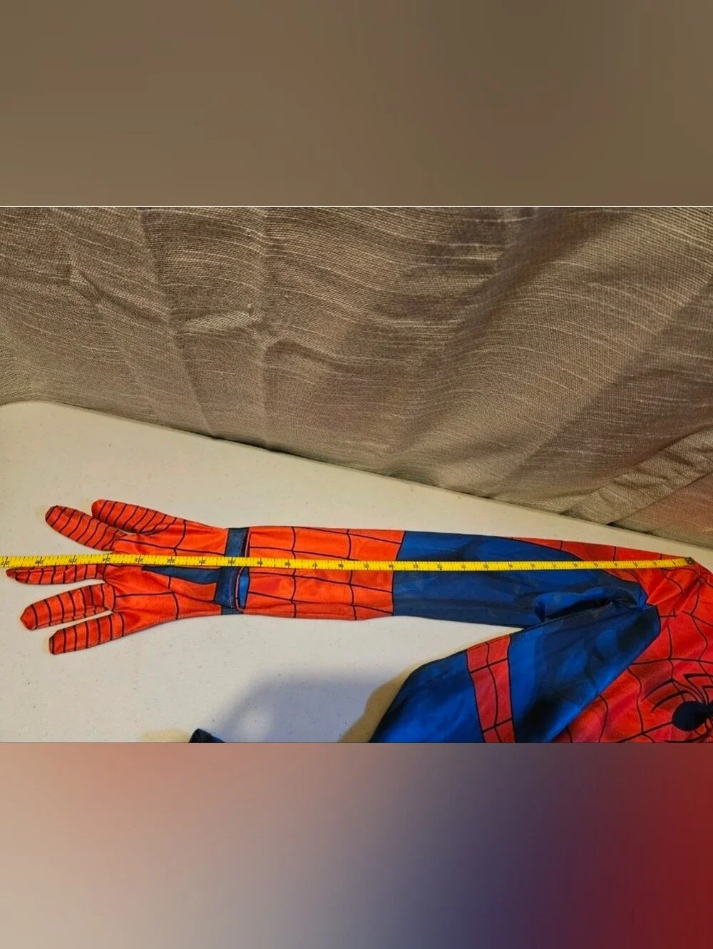 Marvel Spiderman Child Large 10-12 Costume‎ Spandex Zentai Suit Mask Jazwares